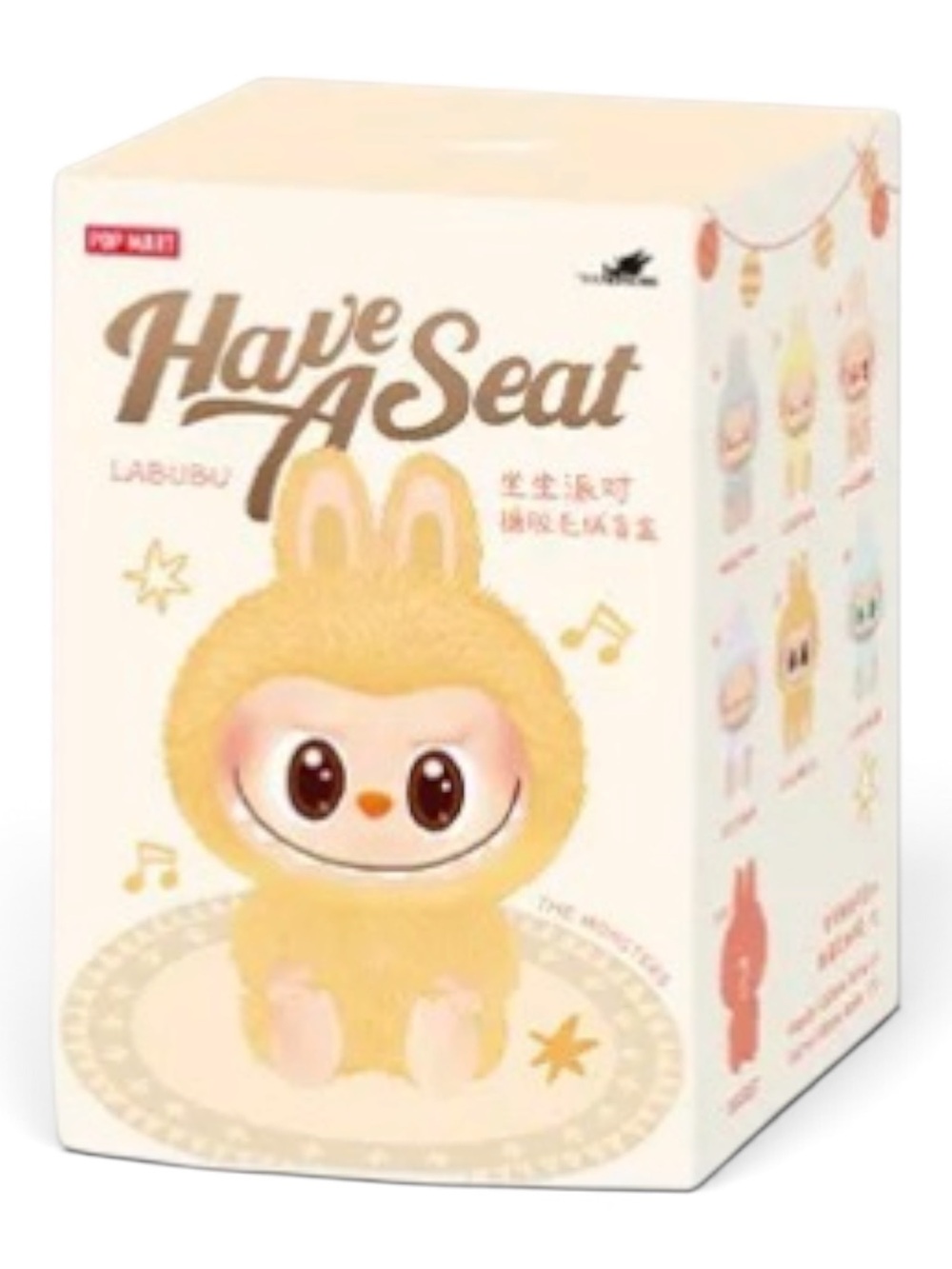 POP MART LABUBU The Monsters Have a Seat Vinyl Plush Blind Box Sealed